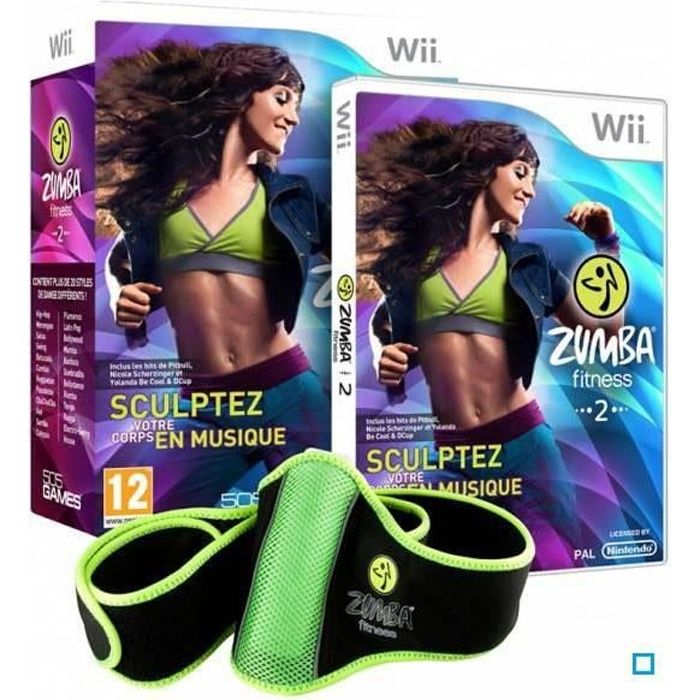 ZUMBA FITNESS 2 + CEINTURE / Jeu console Wii