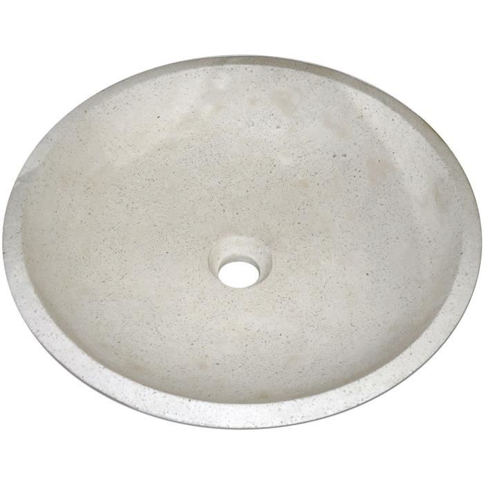 Vasque en terrazzo Gela ton pierre