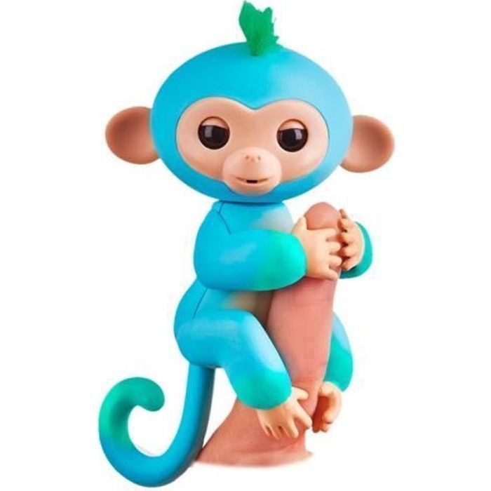 FINGERLINGS bébé Singe Charlie - Bleu et vert