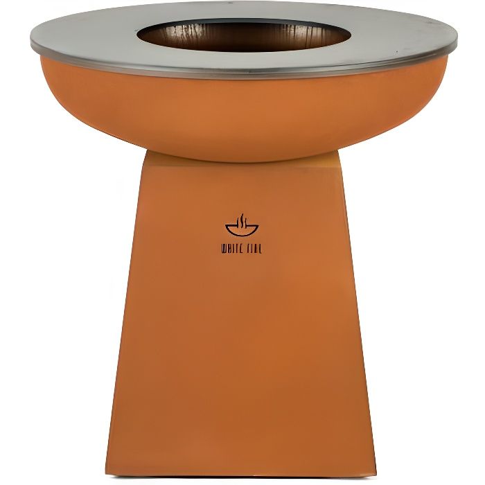 White Fire 3165113 Braséro/Plancha en Acier Corten-D102xm
