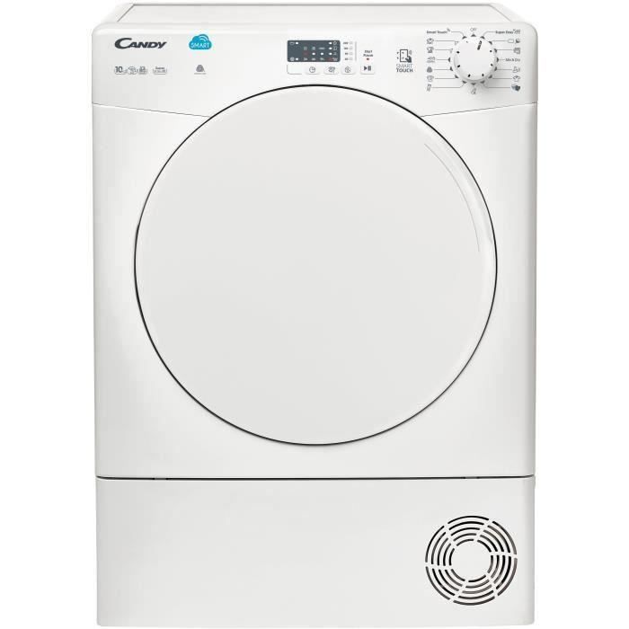 CANDY CSC10LF-S - Sèche-linge frontal - 10 kg - Condensation - Classe B - Blanc