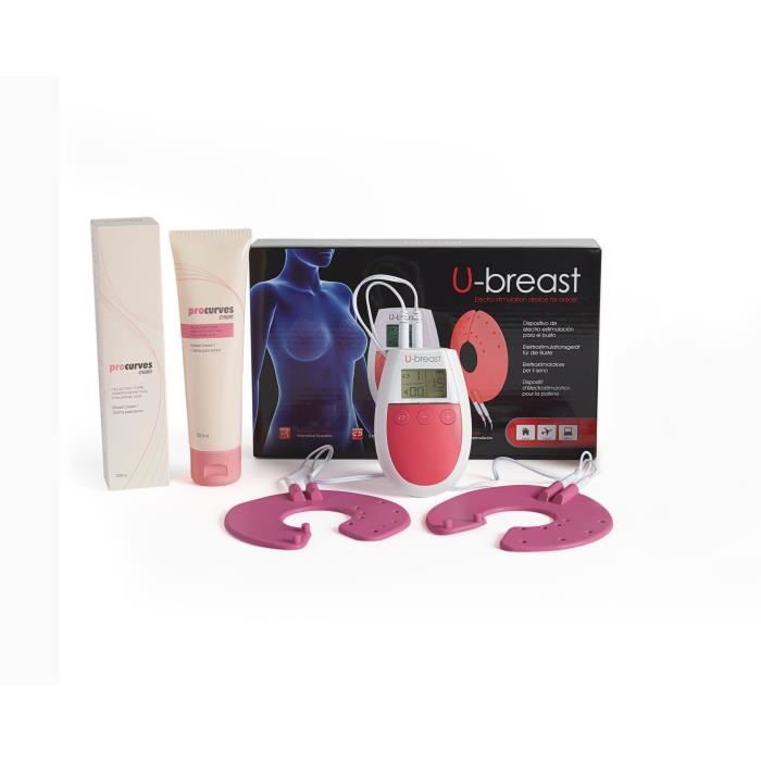 U-Breast - Appareil d’électrostimulation + Cream pour augmenter les seins
