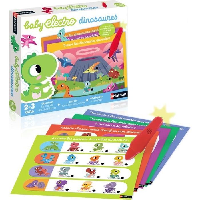 Nathan Baby Electro - Dinosaures, jeu éléctronique