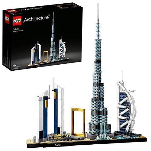 LEGO Architecture Modèle Dubaï, Skyline Collection, Ensemble de construction à collectionner, 129 pièces, 21052 LEGO