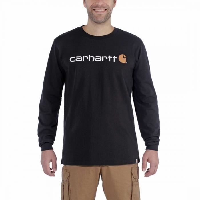 Carhartt - T-shirt coton manches longues logo Carhartt® poitrine - 104107