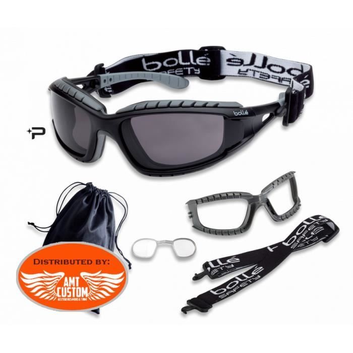 Lunettes ultra Confort Bollé Verres Fumés Biker Motard