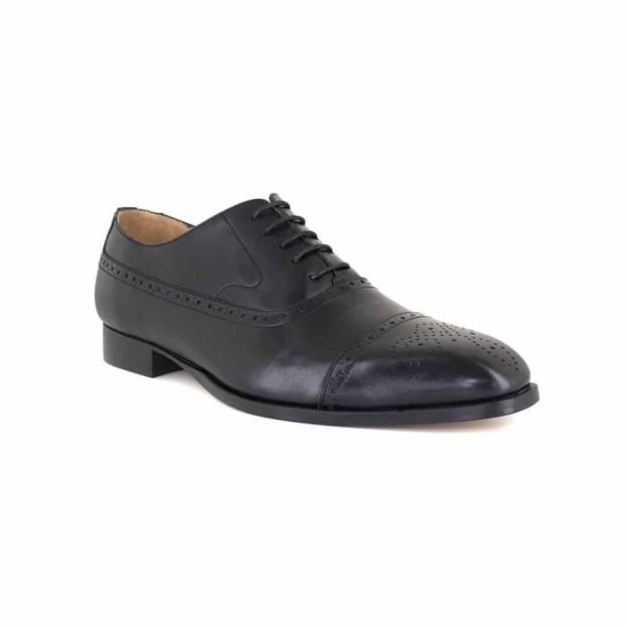 Richelieu Homme J.Bradford Cuir Noir JB-GENK