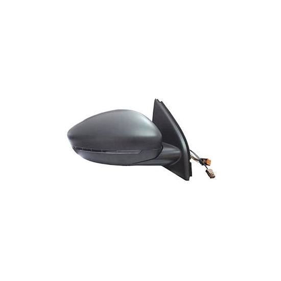 Rétroviseur droit pour PEUGEOT 308 II phase 2 T9 depuis 2017, rabattable électriquement, sonde, à peindre.