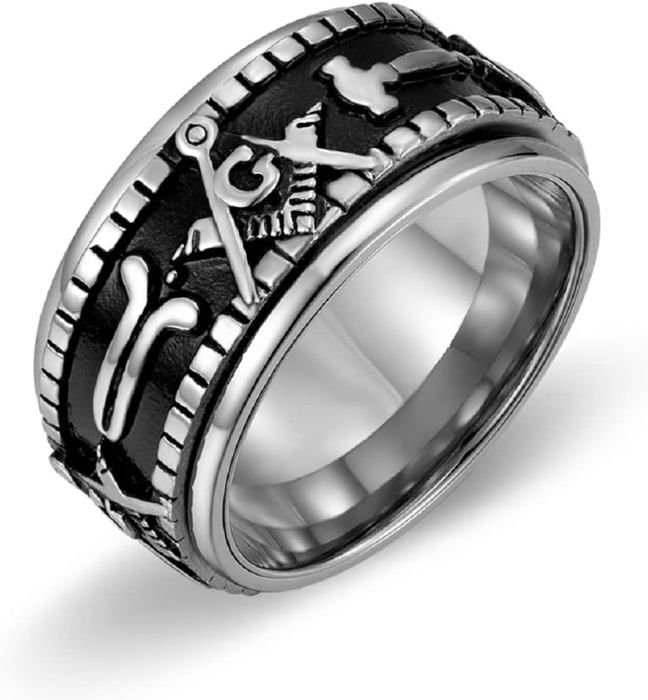 Bague Templier Bague MaÃ§onnique Homme Bague Chevalière Templier