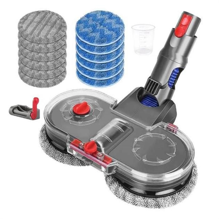 Tête de Vadrouille Électrique pour Aspirateur pour Dyson V12 Slim / V10 Slim avec Réservoir DEau et Chiffon de Nettoyage