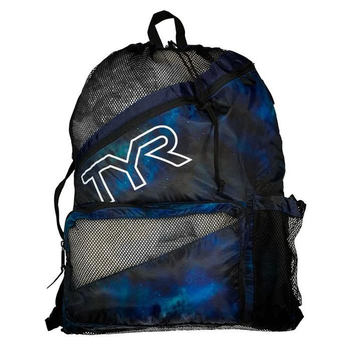 Sac à dos en maille - TYR - Elite Team - Ventilation - 40L - Bleu Sac à dos en maille - TYR - Elite Team - Ventilation - 40L - Bleu