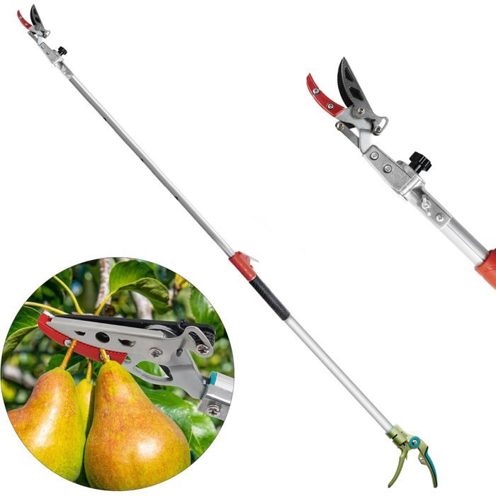Coupe-Branches Télécopique Suan à Lame Enclume - Manche Ajustable 88,5 Cm
