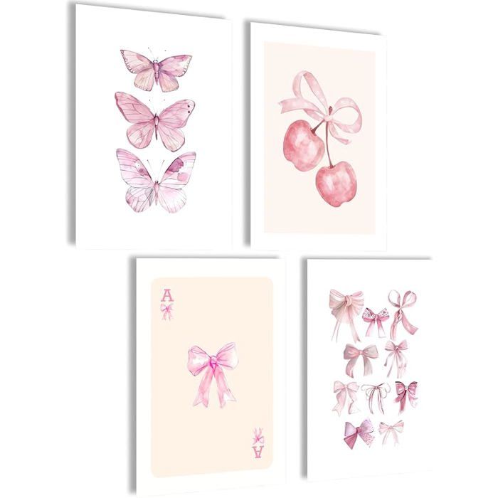 Postertech® Lot de posters Mood Coco blanc | Images modernes comme décoration murale | Sans cadre photo | 4 x DIN A4 | Blanc/beige Postertech® Lot de posters Mood Coco blanc | Images modernes comme décoration murale | Sans cadre photo | 4 x DIN A4 | Blanc/beige