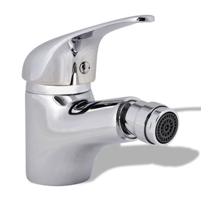 Robinet de bidet vidaXL Chrome Alliage de zinc Cartouche céramique - vue 3