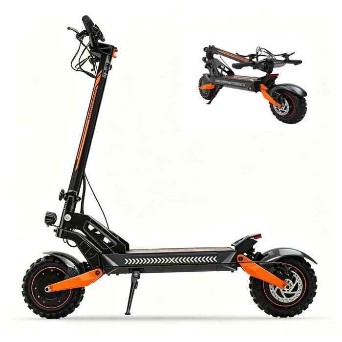 Trottinette Électrique Pliable 11 AGILERIDE AS-P4 Autonomie 90-100km Trottinette Batterie 52V 25Ah Moteur 1500W*2 Scooter