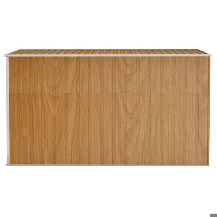 Abri de jardin Moderne - NGM - abri de rangement/Armoire haut - mural marron 118x288x178cm Acier galvanisé B431673611