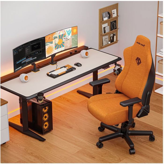 Siege gaming - fauteuil de bureau gaming Anda seat Chaise de jeu Kaiser 3E XL en tissu orange