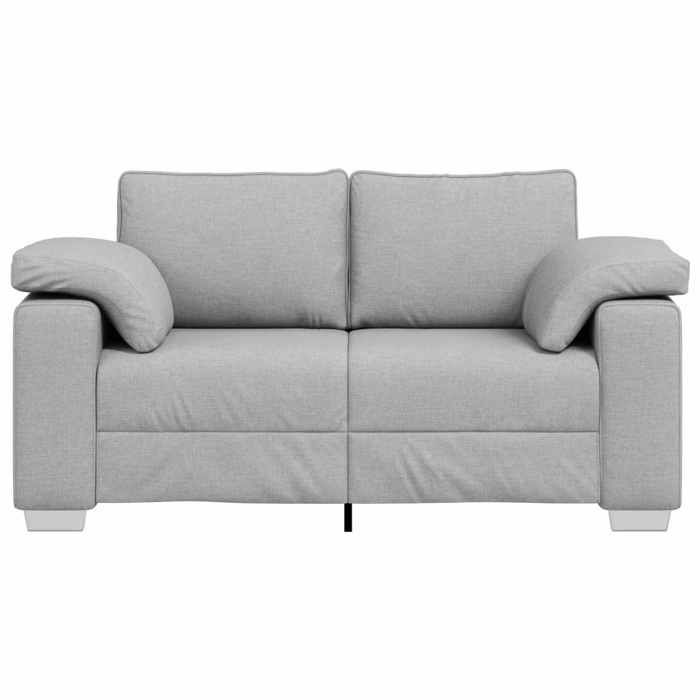 (97834)Moderne Canapé deux places nuage 160 cm - VIDAXL - tissu - gris - accoudoirs - 110 kg par siège 539pzz16u5202