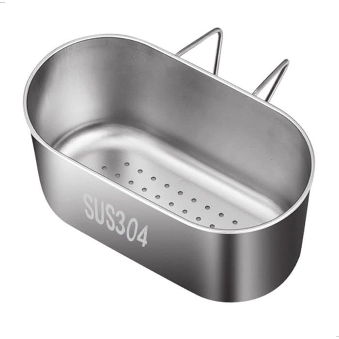 Drain Basket Sink Strainer - Stainless Steel Kitchen Drying Rack Sink Storage Washing Dishes Fruits Vegetab Drain Basket Sink Strainer - Stainless Steel Kitchen Drying Rack Sink Storage Washing Dishes Fruits Vegetab