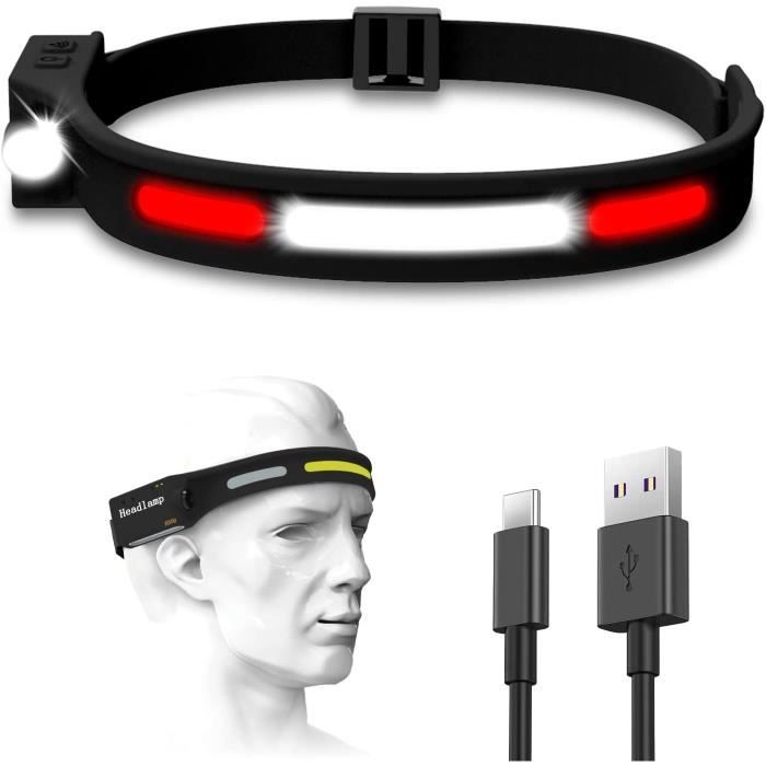 Nouvelle lampe frontale Led Rechargeable Jogging Headlamp, Gobeam