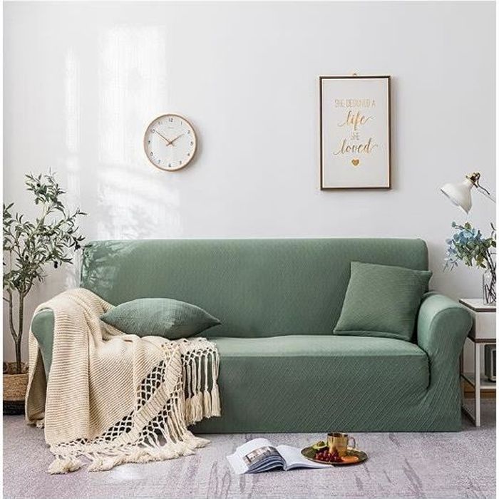 Housse de Canapé Extensible 3 Places,Couverture Extensible Housse Décor