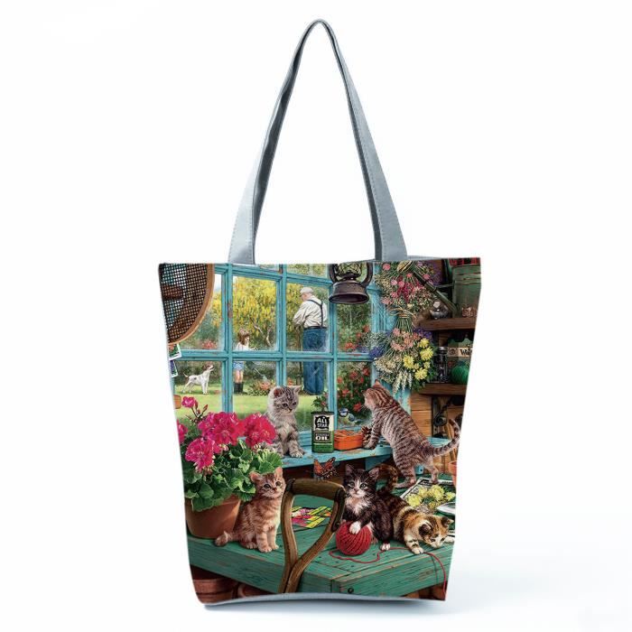 Sac à Main Original Coco-Cat - Figurine Unique, Style Farfelu, Mode Française