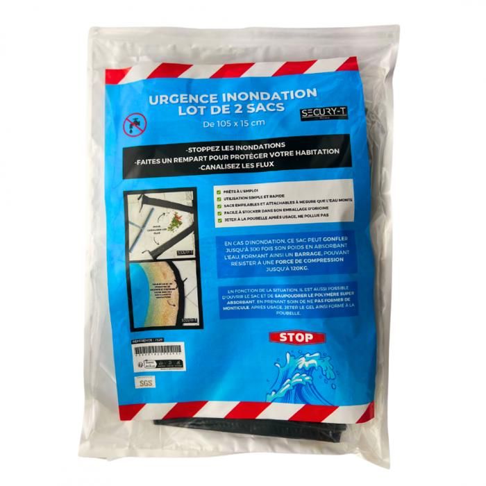 Linxor Lot De 4 Sacs Anti Inondation, Barrière à Remplir Avec