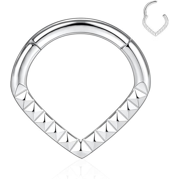 Lot De 8 à 24 Boucles D'Oreilles Piercing - Anneau Fer à Cheval, Barbell Circulaire 16G/14G - Acier Chirurgical