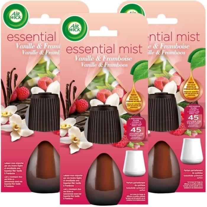 Air Wick Lot De 3 Recharges Diffuseur D'Huiles Essentielles Essential ...