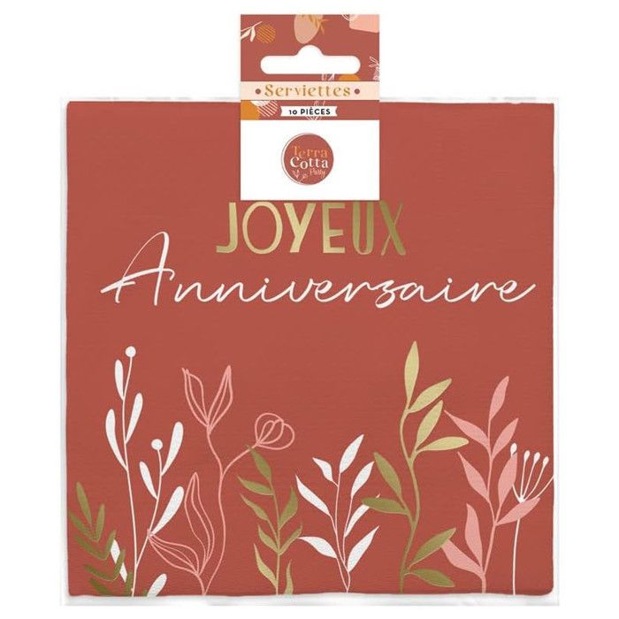 Décoration Anniversaire 40 Ans - 40 Pièces Serviettes En Papier Avec Confettis Eucalyptus - Deco Fete Joyeux Anniversaire Pour Femme Et Homme