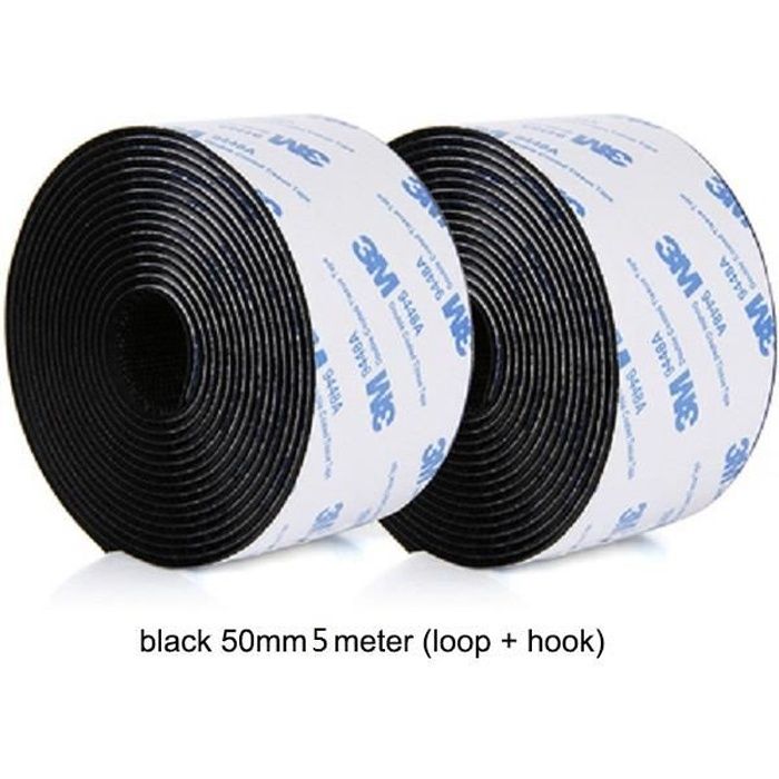 Ruban adhésif Double Face Ultra résistant avec Bande Velcro et Bande