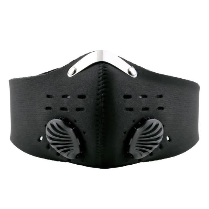 Protection Anti Pollution et Anti Poussière Avec CINQ Filtres Noir Lavable