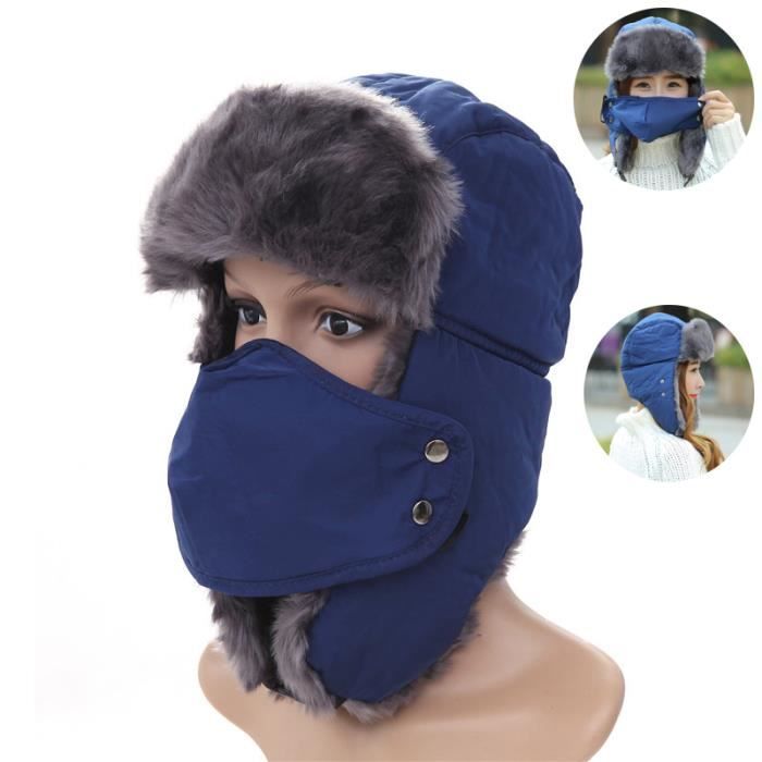 Chapka Russe Gisdanchz - Coton Et Fourrure | Pour Enfants Et Femmes | Hiver, Ski, Coupe-Vent