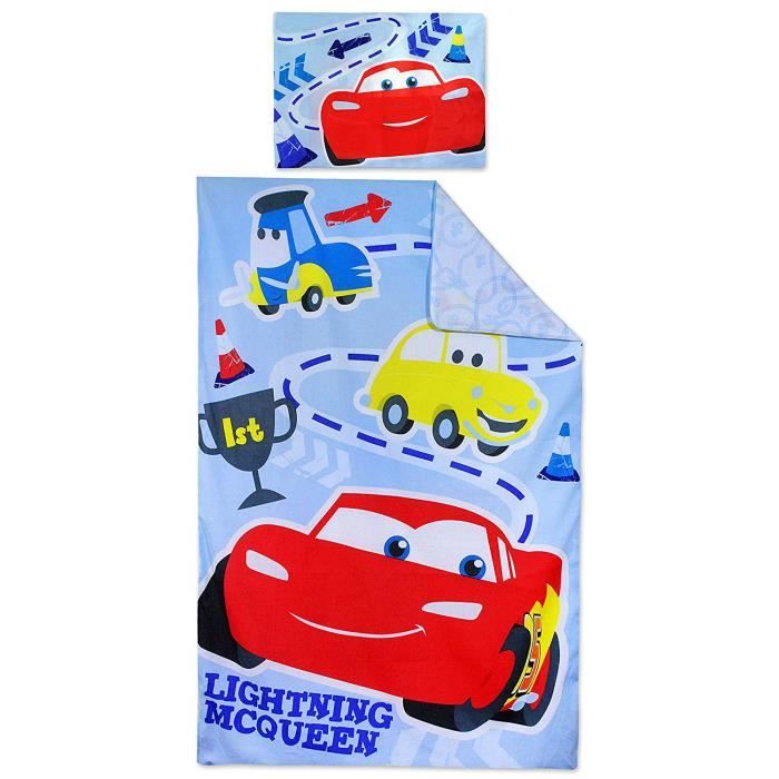Housse De Couette Enfant En Bas Age Disney Cars Pour Bebe En Coton 140 X 90 Cm Taie D Oreiller 40 X 55 Cm Achat Vente Housse De Couette Seule Cdiscount