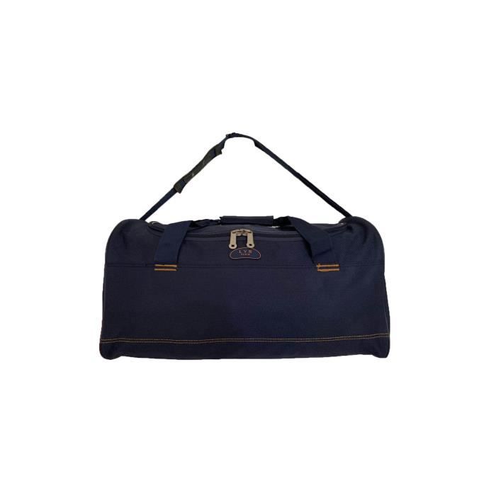 LYS - Sac de voyage femme homme 60 cm sans roulette bleu