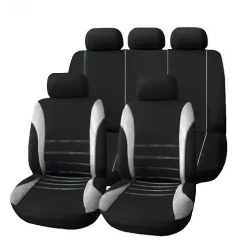 Housses universelles de protection pour siège de véhicule, accessoires pour véhicule, 4 pièces-9 pièce Five seats-gray
