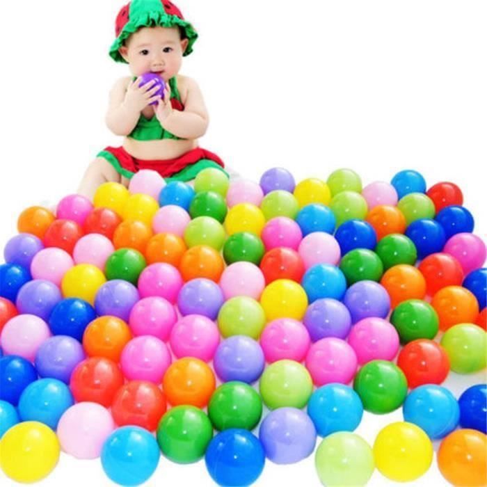 Lot De 100pcs Ocean Boule Piscine Balles Colorees De Piscine Balles De Jeux Jouet Enfant Bebe Cdiscount Jeux Jouets
