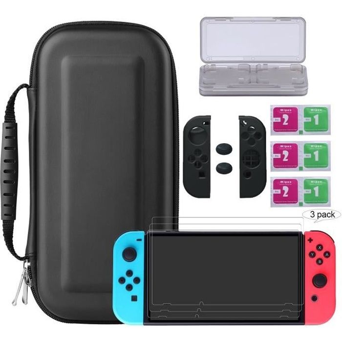 Coque pour Nintendo Switch OLED 2021 Grip TPU Housse Protection Accessoires  Compatible avec Nintendo Switch OLED et Contrôleur Joy-C - Cdiscount  Informatique