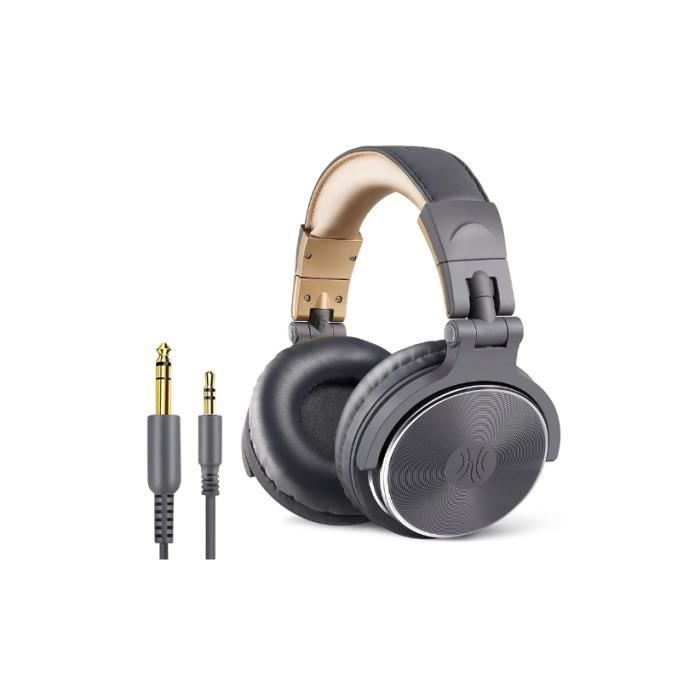 Casque DJ, OneOdio P10 Casque Audio Studio Professionnel, Casque