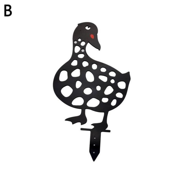 Chicken Yard Art Lot De 5 Piquets De Jardin En Acrylique - Poules - Décoration De Jardin - En