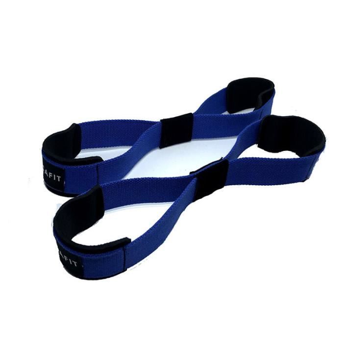 Lot De 2 Sangles Cheville Pour Poulie De Musculation – Double Anneau D, Réglable, Rembourrage Néoprène, 100kg De Charge