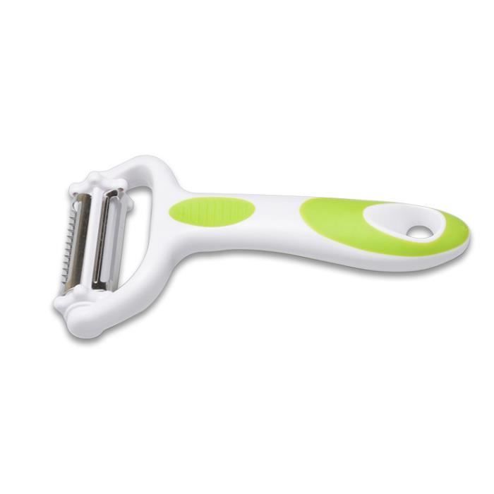 plucheur De L gumes Julienne 3 En 1 Green Acier Inoxydable Pour plucheur-de-l-gumes-julienne-3-en-1-green-acier-inoxydable-pour