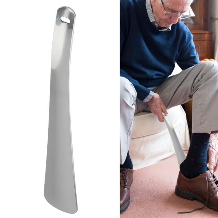 Chausse-pied Portatif En Acier Inoxydable - Pour Chaussures Habillées, Durable, Neuf