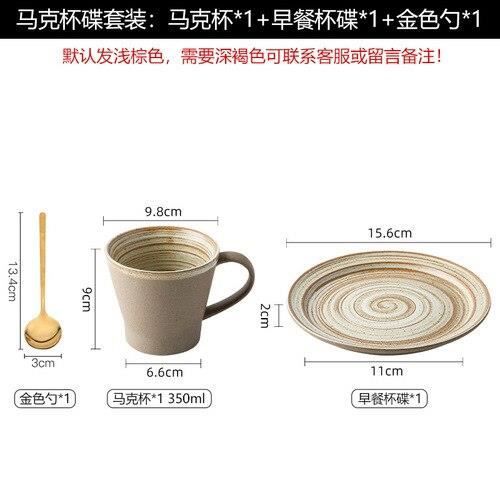 Selamica Lot De 4 Tasses à Expresso En Céramique De 100 Ml, Tasses à Expresso En Demi-tasse De 6,3 Cm, Pour Latte, Moka, Lungo, Thé - Bleu Vintage