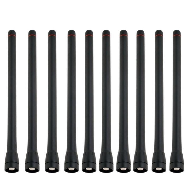 2 Antennes VHF Marine 136-174 MHz Compatibles ICOM - Modèles IC-M23, IC-M24, IC-M33, IC-M34, IC-M35, IC-M36, Etc. - 2