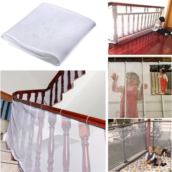 Bebe Enfants Securite Epaissir Cloture Net Maison Balcon Escalier Garde Corps Protecteur Blanc 300 77cm Achat Vente Accessoires Barriere Soldes Sur Cdiscount Des Le Janvier Cdiscount