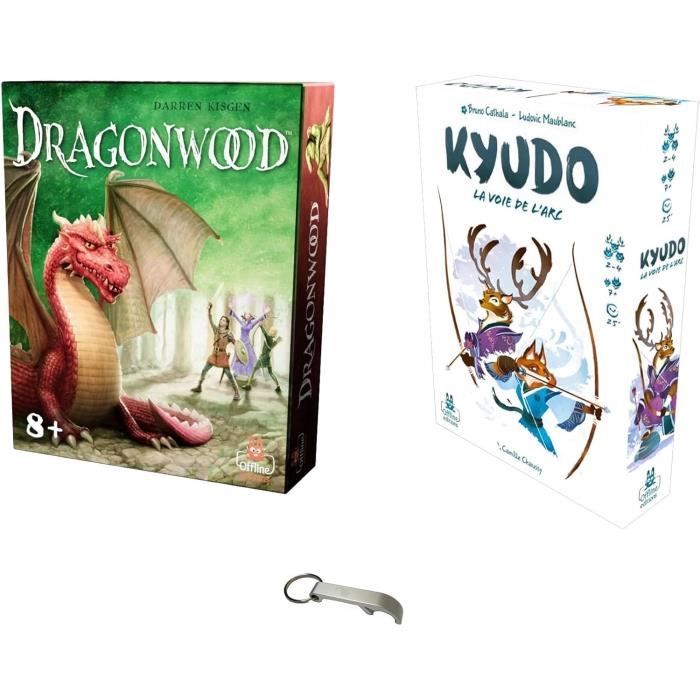 Lot Présages + Duke VF + Décapsuleur Blumie – Jeux De Cartes Stratégie Pour Soirées Entre Amis (2-6 Joueurs)