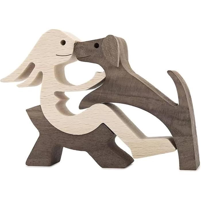 Figurine De Petit Bonhomme De Bois Secouant | Figurine Homme En Bois