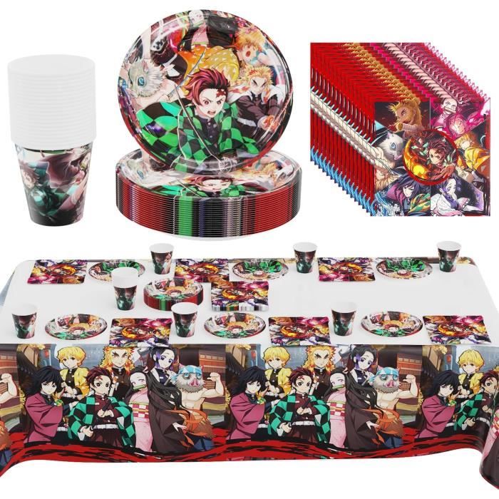 49Pcs Vaisselle De Fête De Requin, Compris Assiettes, Gobelets En