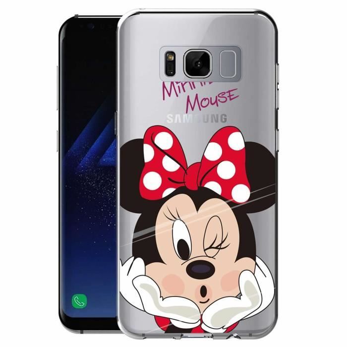 Changer Mode De Paiement Disney Plus Coque Pour Samsung Galaxy S8 Plus Minnie mignonne Design Souple